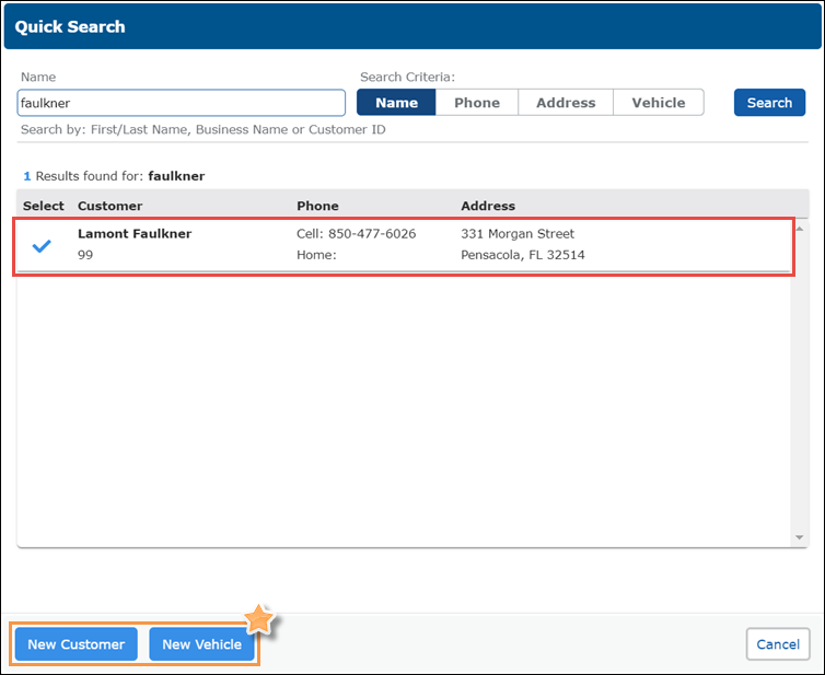 mol-quicksearch-selectcustomer