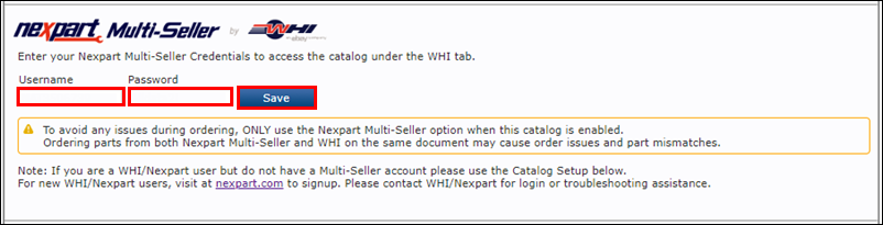 nexpartmultisellercredentials
